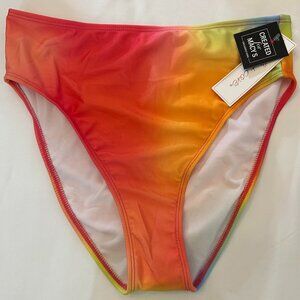 Salt + Cove Juniors' Printed High-Waist Bikini Bottoms, Size M - NWT